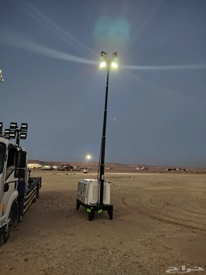 إيجار مولدات كهرباء و أبراج انارة إضاءه ليد و هالوجين 3