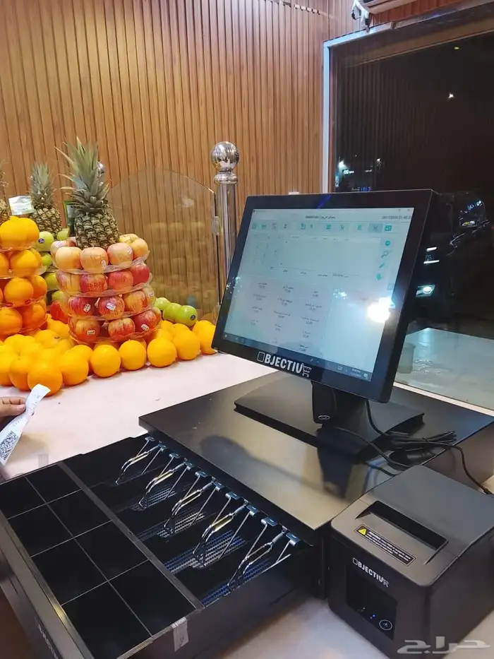 جهاز كاشير عصائر كاشير تموينات كاشير ملحمه كاشير لمس برنامج 0