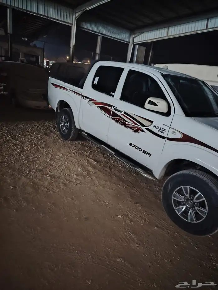 تويوتا هايلوكس دبل محركات نظيفه قير مكيينه نظيفه ممشى 443000 1