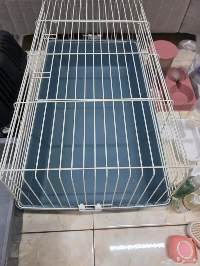 للبيع أقفاص وملحقات قطط وأرانب وكلاب مستعملة بحالة ممتازه 0