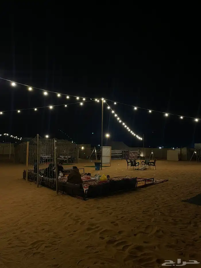 مخيم للايجار قسمين مكان جميل على رمل وطعوس الزوليات 0