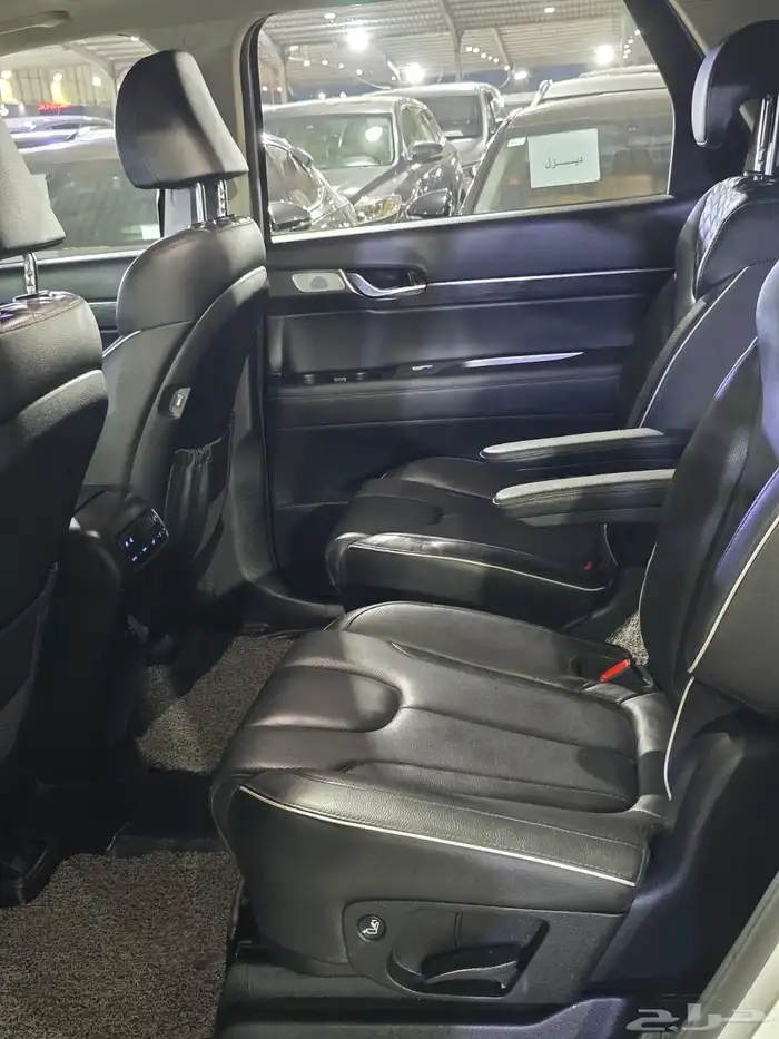 هيونداي باليسيد ابيض 2021 بنزين بطاقة جمركية وارد كوريا 8