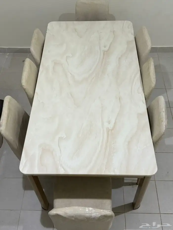 طاوله طعام رخم 8كراسي وثنين متكراه ر 1