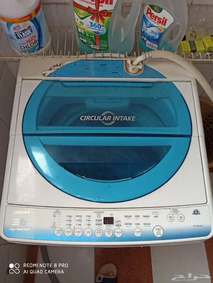 غسالة اتوماتيك فتحه علويه توشيبا 6كيلو 1