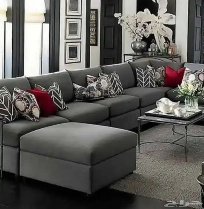 كنب غرف مطابخ تجهيز مشاريع سعر الورشه جاهز وتفصيل تنجيد 70