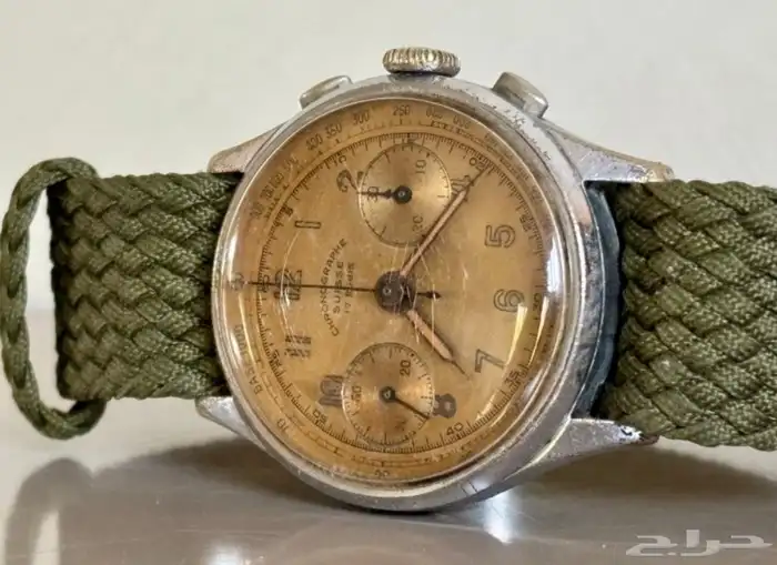 ساعة Chronographe Suisse كرونوغراف نادره (1940) 1