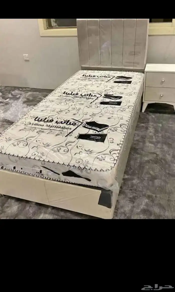سرير نفر واحد مع مرتبه موجود كله اشكال موجود جديد 7