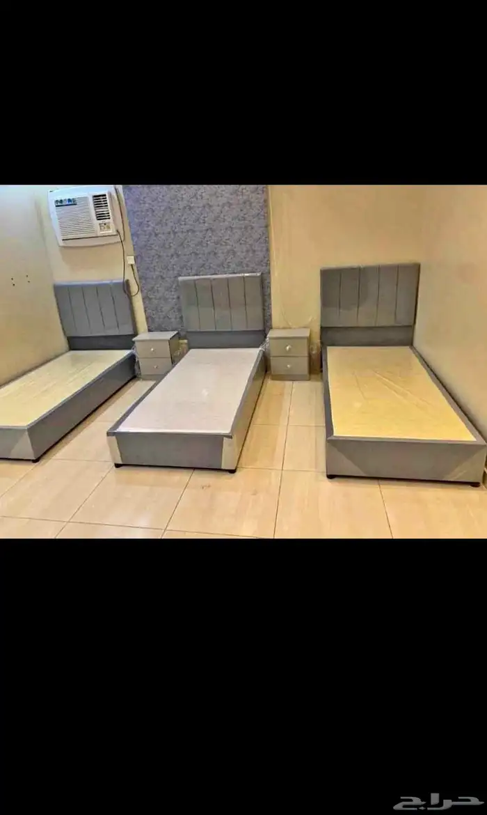 سرير نفر واحد مع مرتبه موجود كله اشكال موجود جديد 4