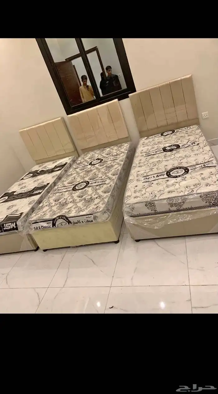سرير نفر واحد مع مرتبه موجود كله اشكال موجود جديد 1