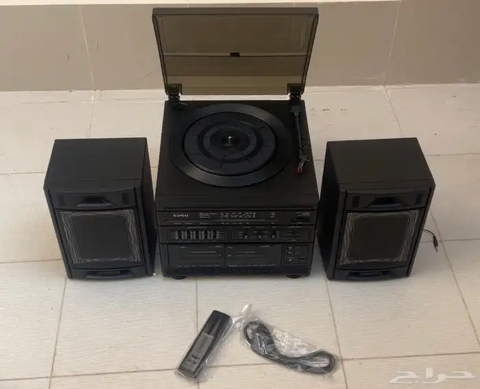 مسجل KANSAI ومشغل اسطوانة جديد بكرتونه 7