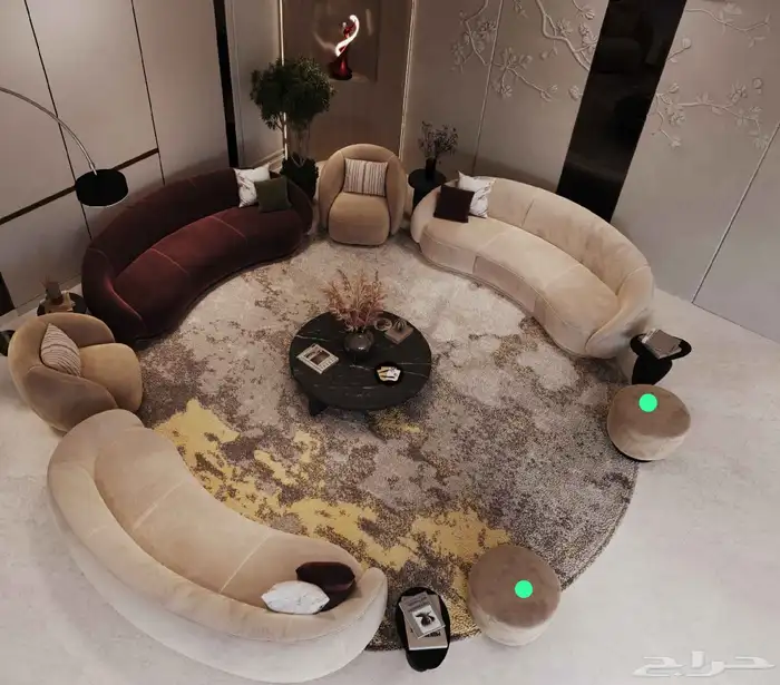 كنب غرف مطابخ تجهيز مشاريع سعر الورشه جاهز وتفصيل تنجيد 5