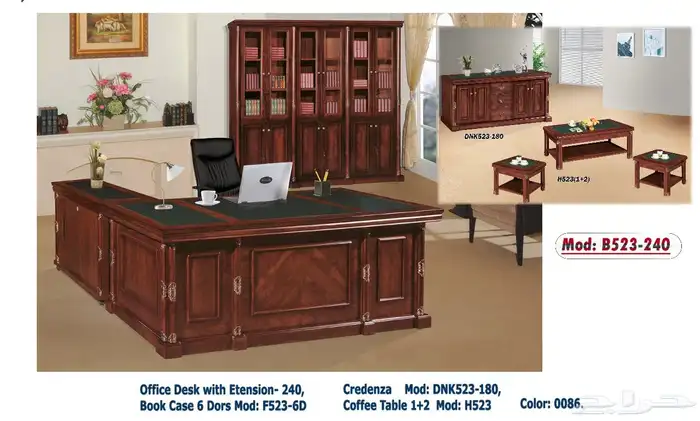 ملكي اثاث مكاتب طقم فخم جلد اخضر كامل طقم طاولة اجتماع كرسي 10