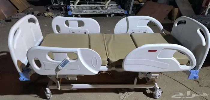 سرير طبي كهربائي مستعمل اخو الجديد فرشه جونب فيبر معا مرتبه 1
