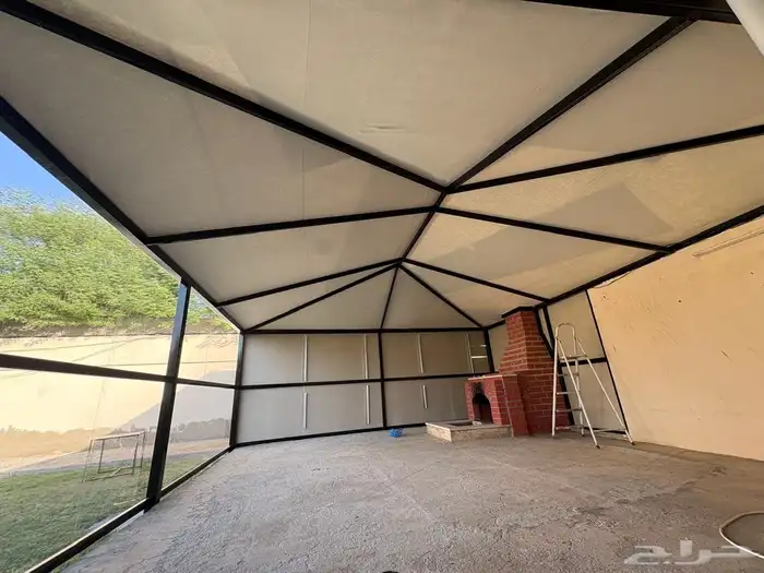 مظلات سواتر تركيب 3