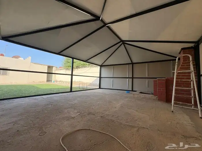 مظلات سواتر تركيب 4