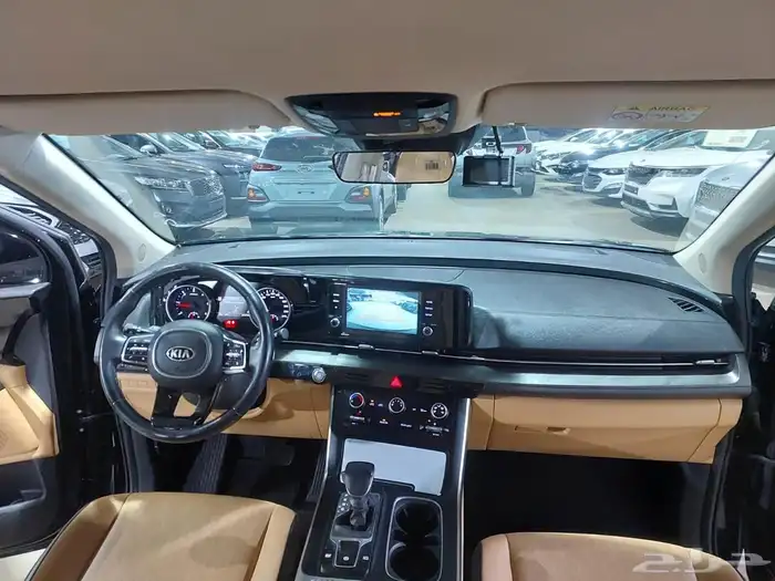 كيا كارنيفال اسود 2021 ديزل بطاقة جمركية وارد كوريا 3