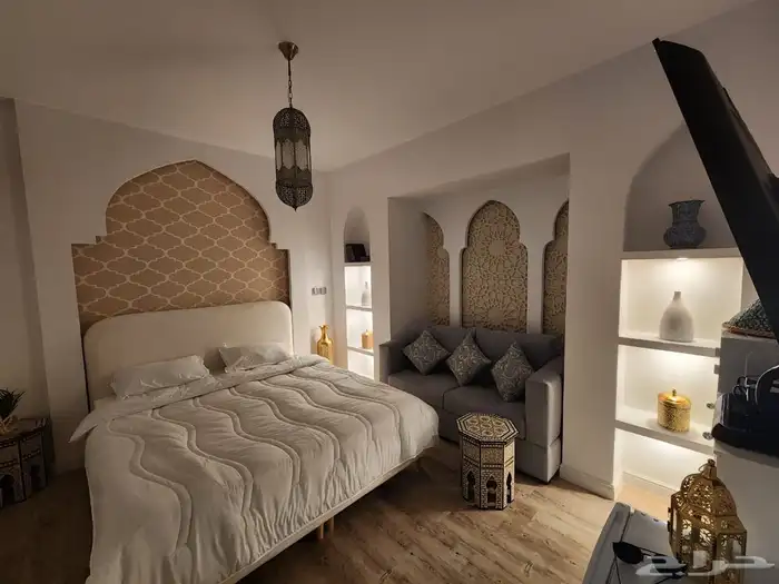 شقة استديو مفروشة بحي النعيم للايجار الشهري 1