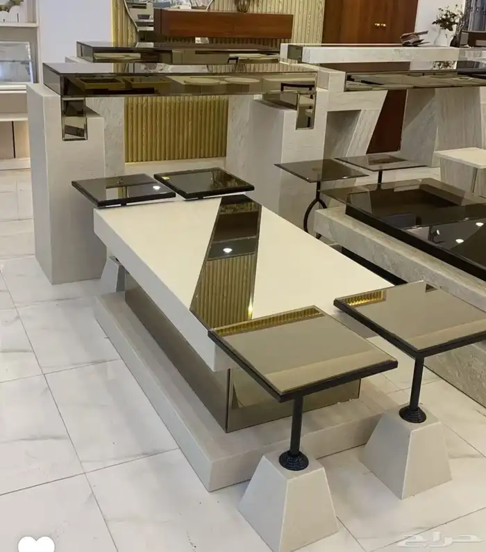 يوجدلدينا تفصيل طاولات ويوجد جاهزه وطاولات طعام جاهزه وتفصي 63