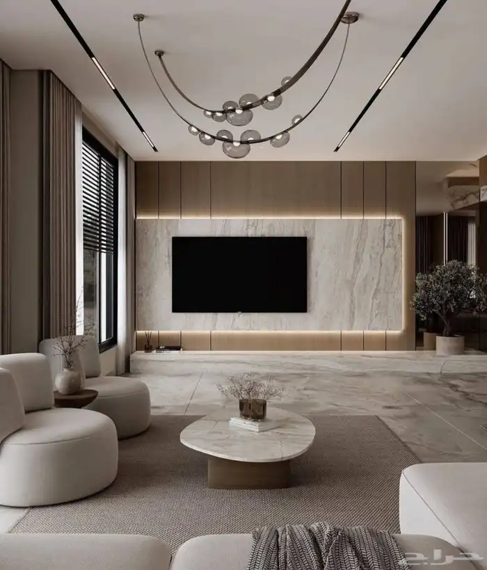 ديكور شاشه شيبورد جبس بورد اسقف... 0