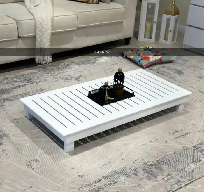 طاولة طبليه خشب جلسات خارجي و كشتات 11