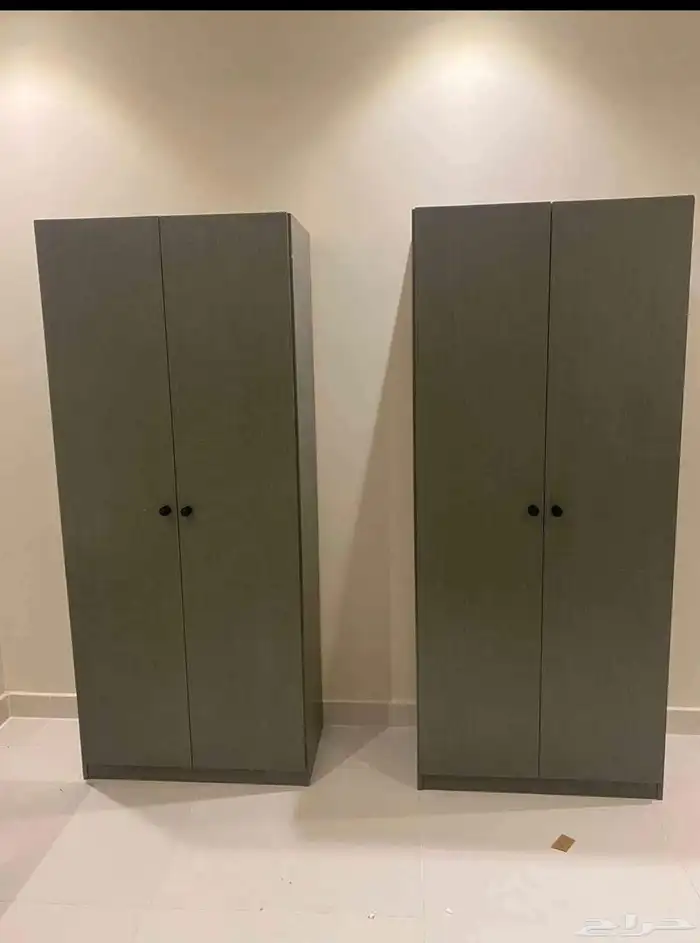 2 doors wardrobe دواليب درفتين متوفر 3
