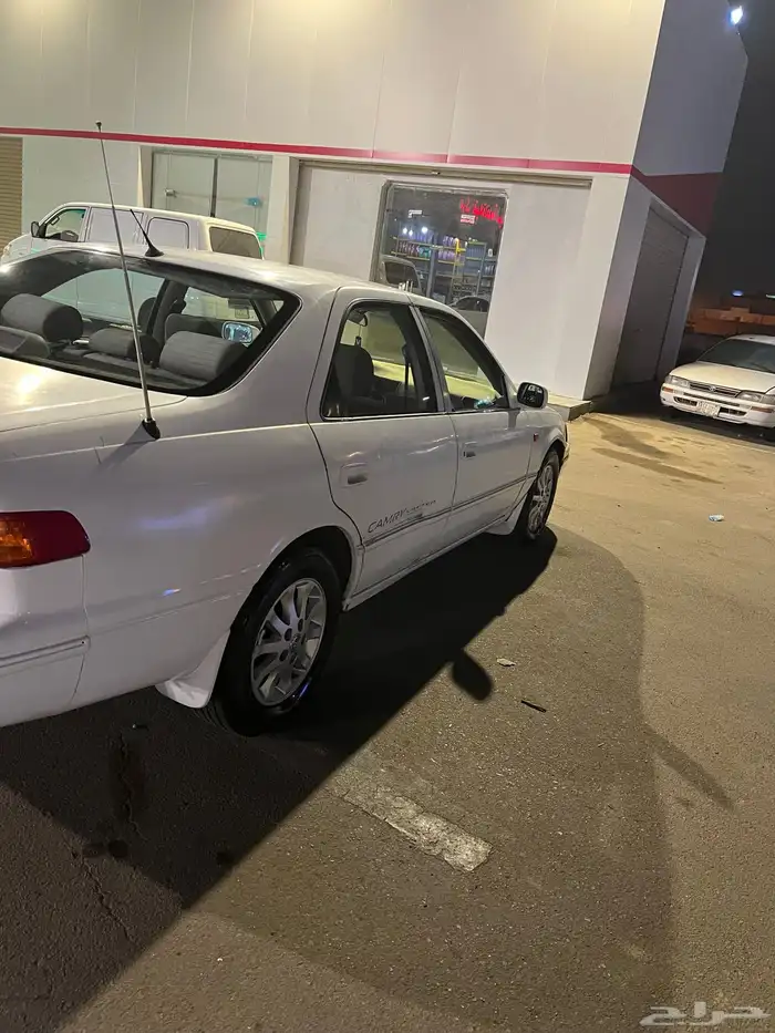 كامري 2001 اللون ابيض مكينه جربقس شرط مكيف مشا الله ثلج كفر 5