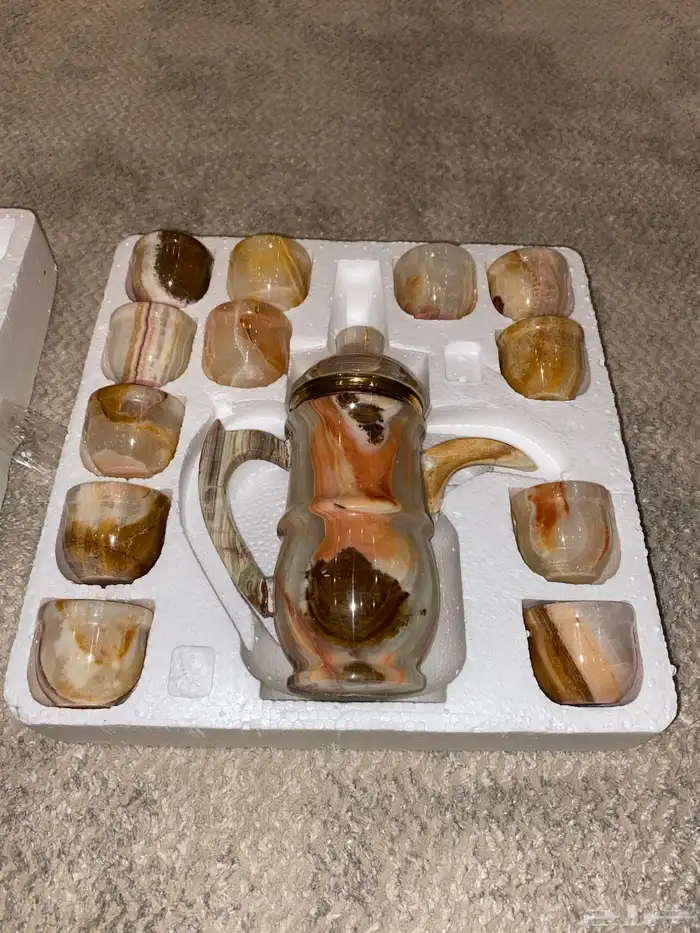 للبيع طقم فناجيل و دله باكستانيه 3