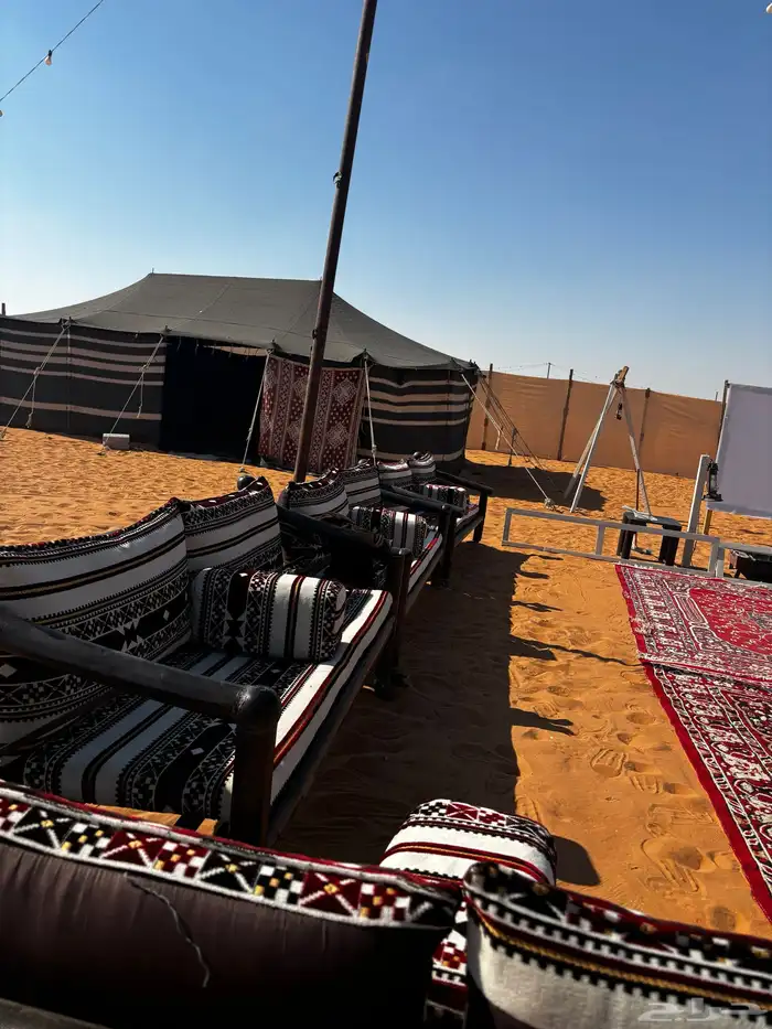 مخيم للايجار قسمين مكان جميل على رمل وطعوس الزوليات 9