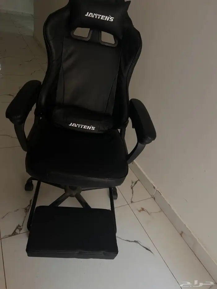 كرسي مكتب اسود مع مسند قدم الخرج 2