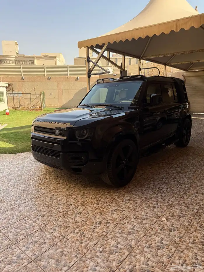 ديفندر 2020 اسود داخلي ابيض اوف وايت حد200 الف 3