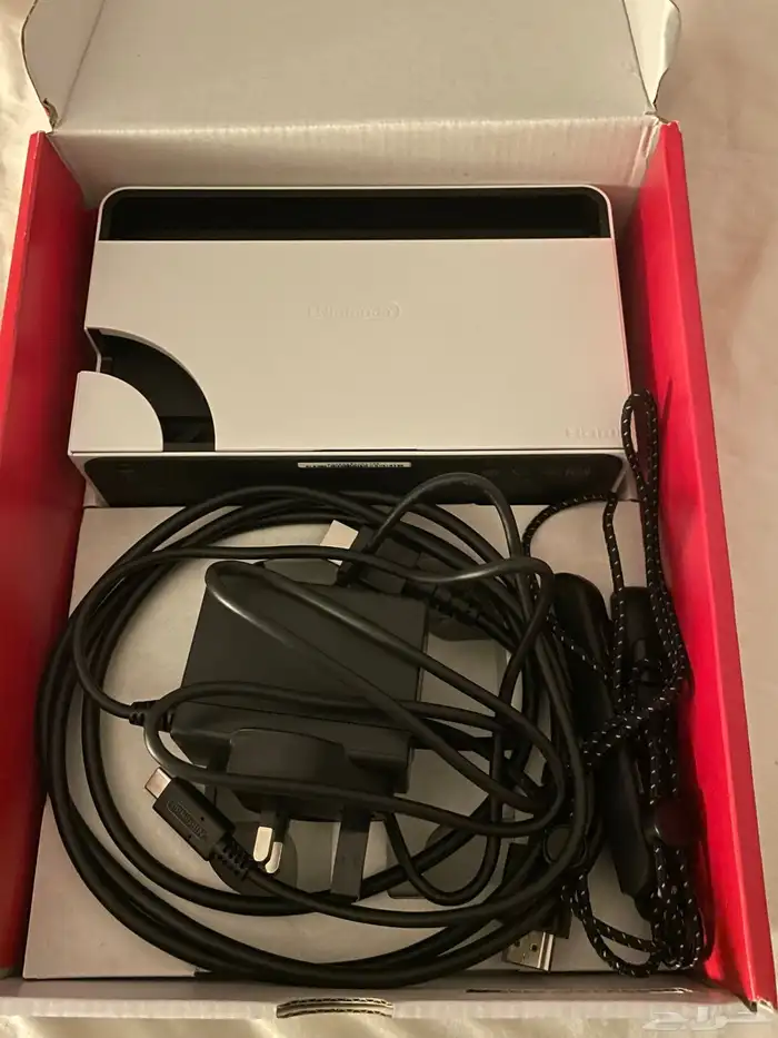 نينتيندو سويتش اوليد ابيض مستعمل ساعتين فقط 1