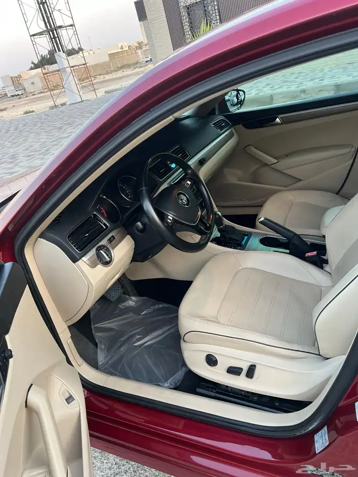 فولكس واجن باسات 2017   ممشى 83 ألف فقط   نظيفة جد ا 2