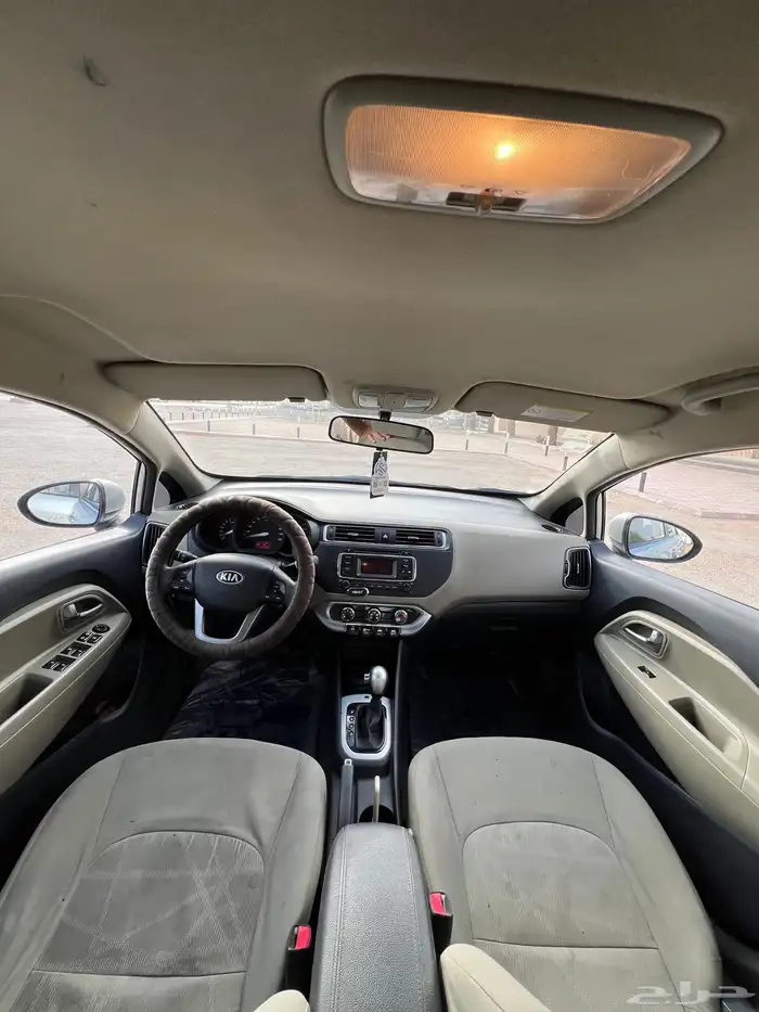 كيا ريو 2017 للبيع مالك ثاني من الوكالة 24
