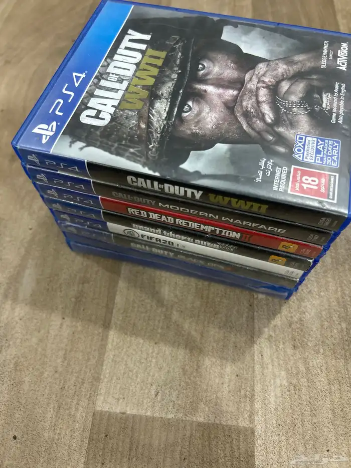 اشرطه بلستيشن للبيع تشتغل على سوني فور وا فايف 7