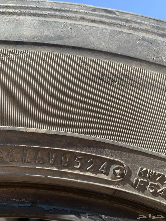 اربع كفرات دانلوب هايلوكس سلق مقاس 17 4