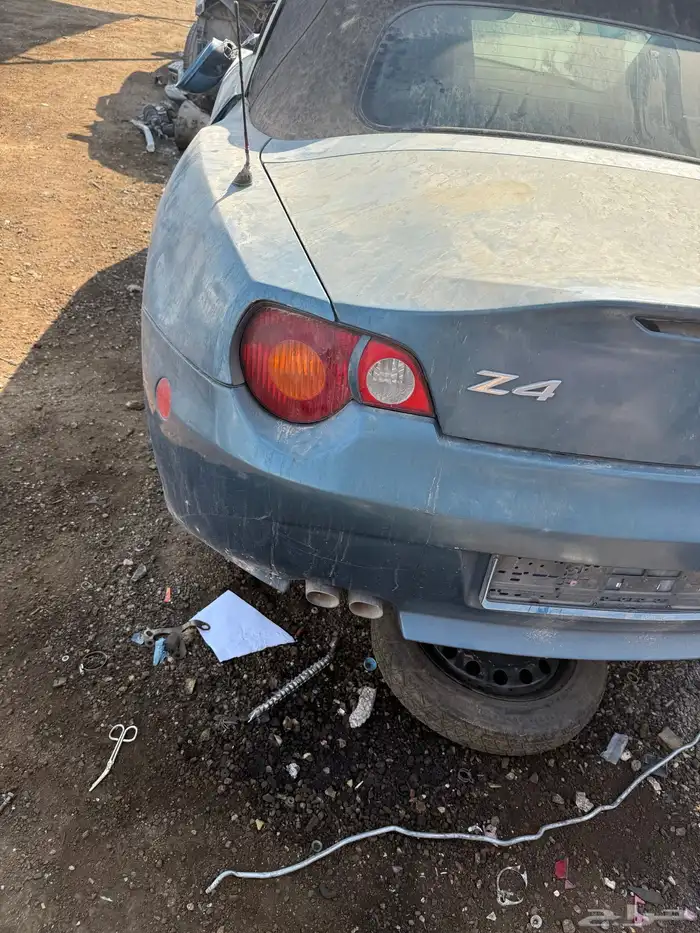 بي ام حجم z4 مديل 2003 تشليح قطع غيار متواجد لدينا 1