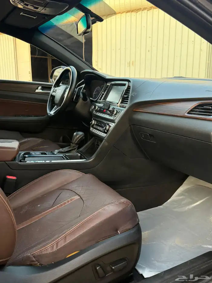 Hyundai سوناتا موديل 2018 فل الفل بصمه 6