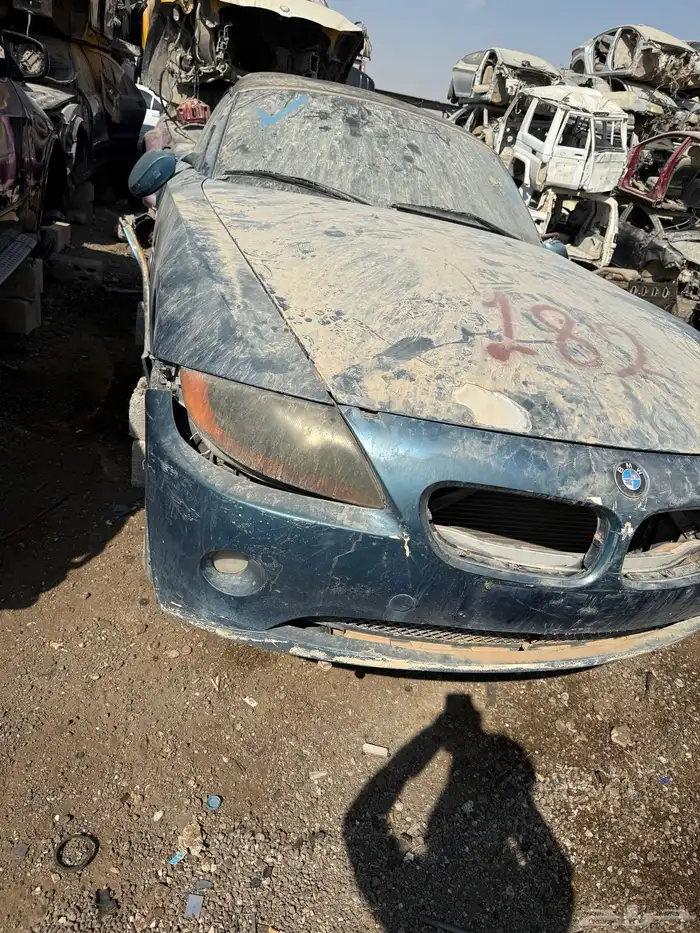 بي ام حجم z4 مديل 2003 تشليح قطع غيار متواجد لدينا 4