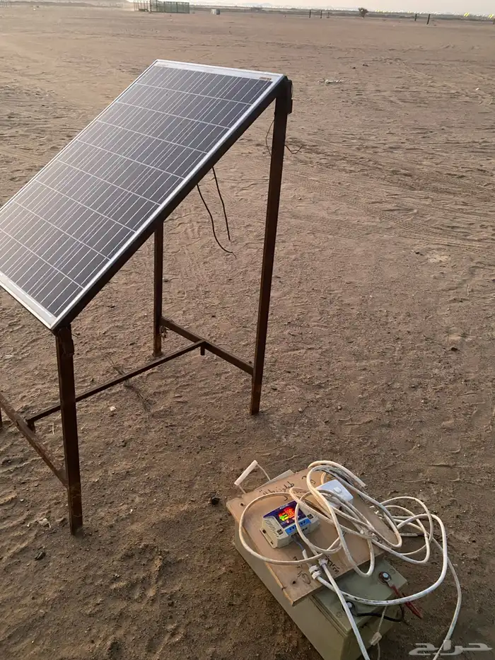 طاقه شمسيه بكامل اغراضها مع السلك واللمبات 0