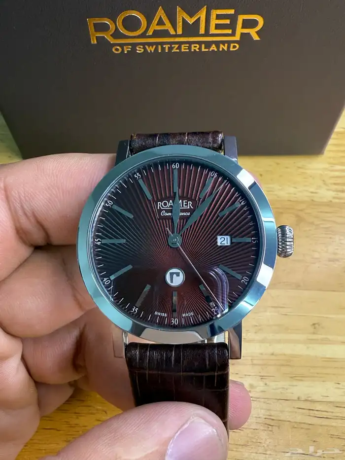 ساعة ROAMER سويسرية أصلية أوتوماتيك 6