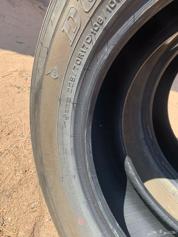 اربع كفرات دانلوب هايلوكس سلق مقاس 17 2