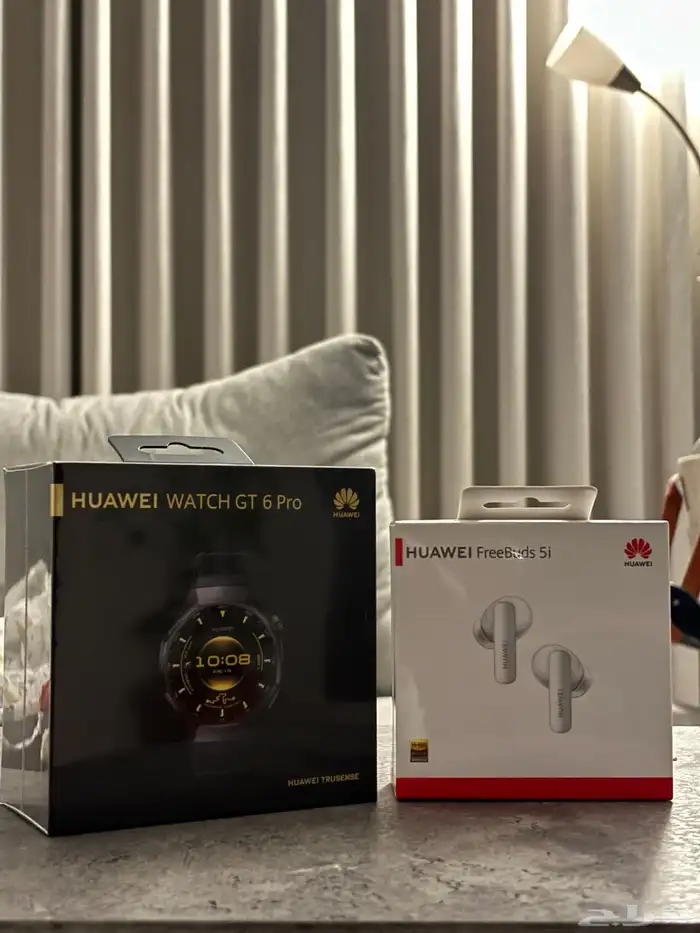 ساعة هواوي جي تي 6 Huawei watch GT 6 pro وسماعك freebuds و 3