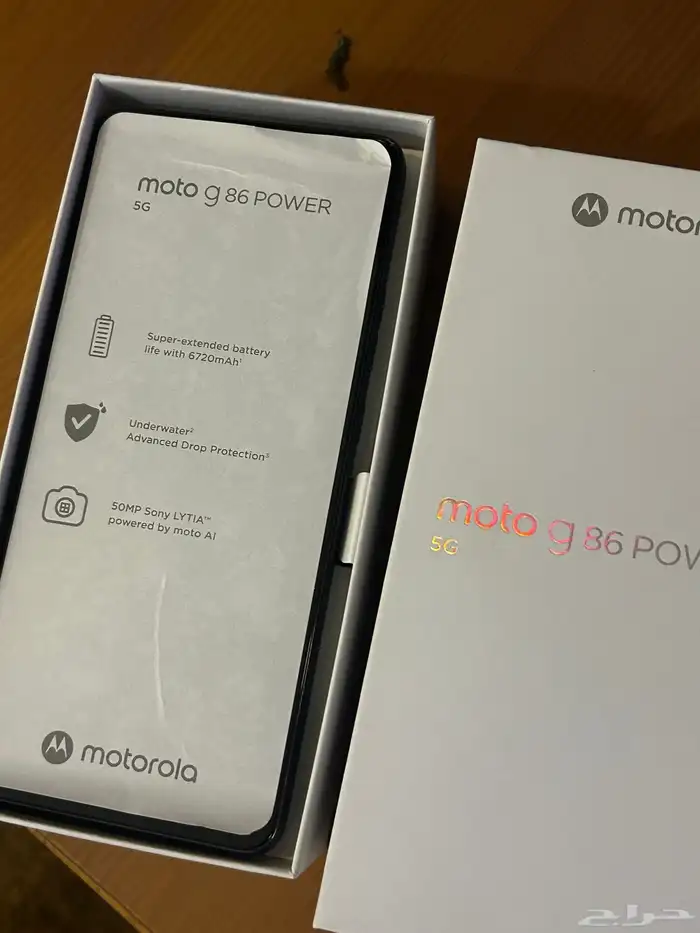 جوالين Motorola Moto G86 Power 5G شبه جديدة بالكرتون 4
