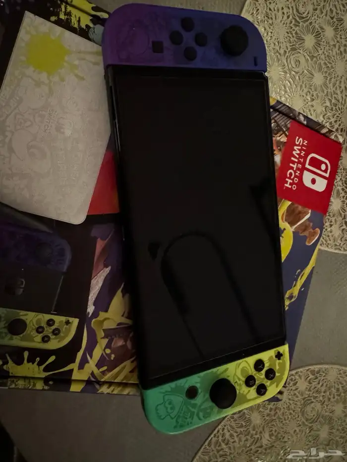 نيتيندو سويتش oled splatoon 3 edition 0
