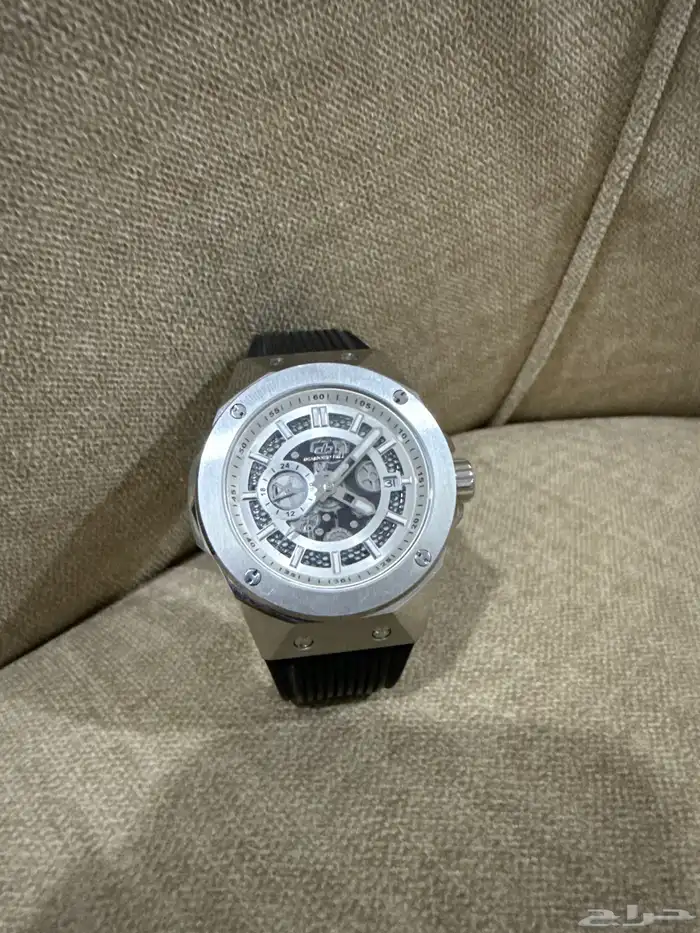 ساعة رجالية أتوماتيك بماكينة يابانيه ماكينة كرونوغراف 2