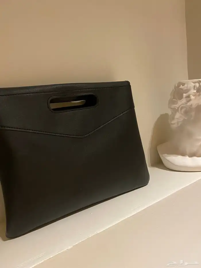 شنطه نسائي جلد اسود 2