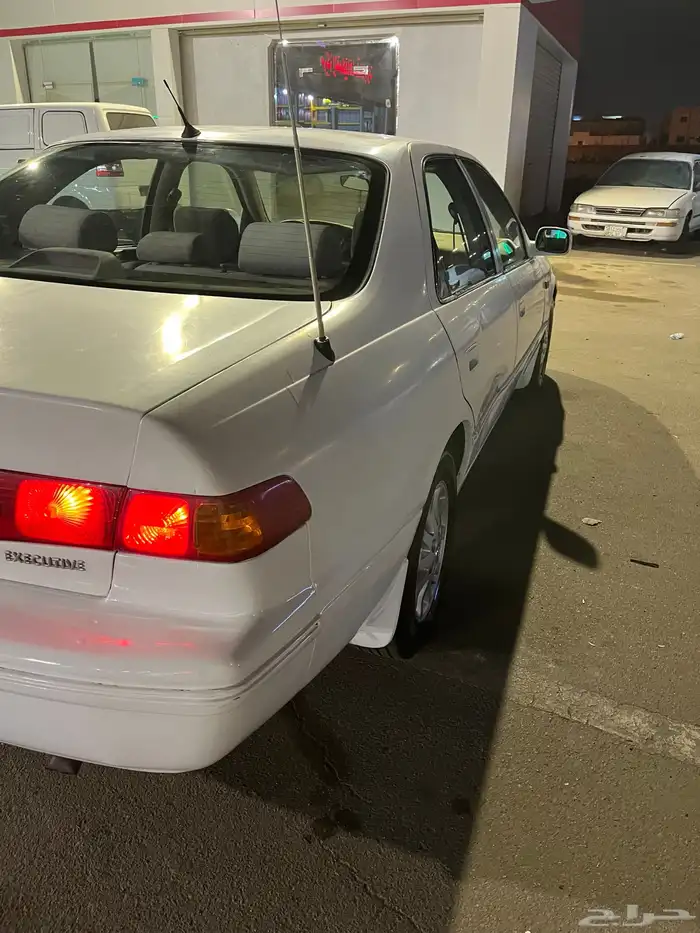 كامري 2001 اللون ابيض مكينه جربقس شرط مكيف مشا الله ثلج كفر 4