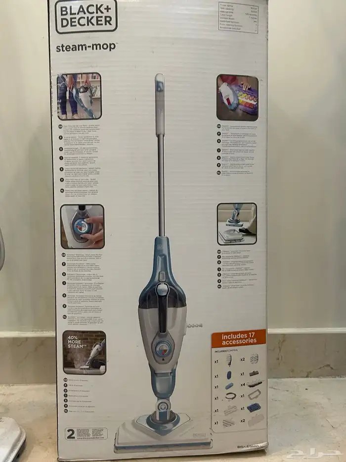 ممسحة بخار بلاك اند ديكر 2