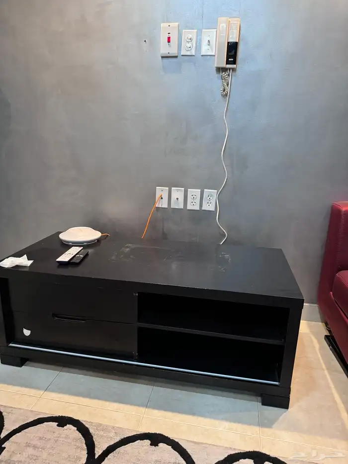 مكتبة طاولة تلفزيون 0