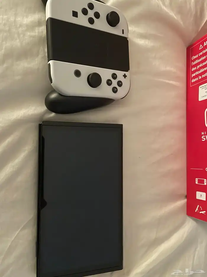 نينتيندو سويتش اوليد ابيض مستعمل ساعتين فقط 3
